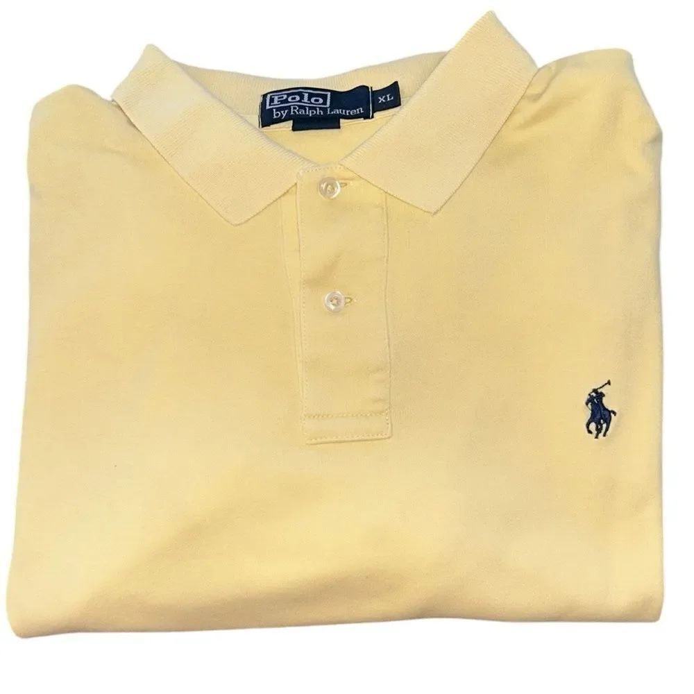 Ralph Lauren Mens‎ Yellow Polo Shirt